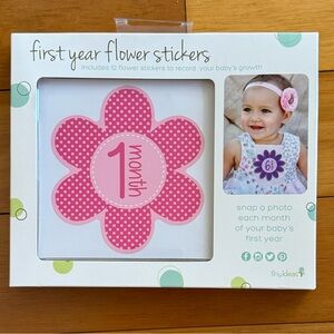 New Girl's Tiny Ideas Baby's First Year Stickers